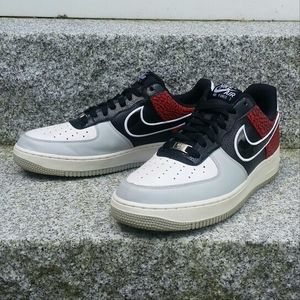 Nike Air Force 1 Low Black/Crimson/Elephant